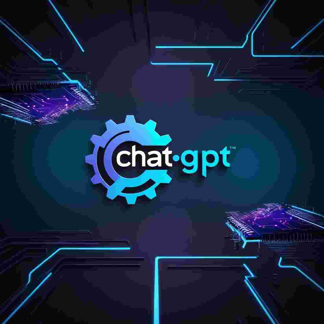 ¿Qué es ChatGPT? Interface with futuristic digital elements.